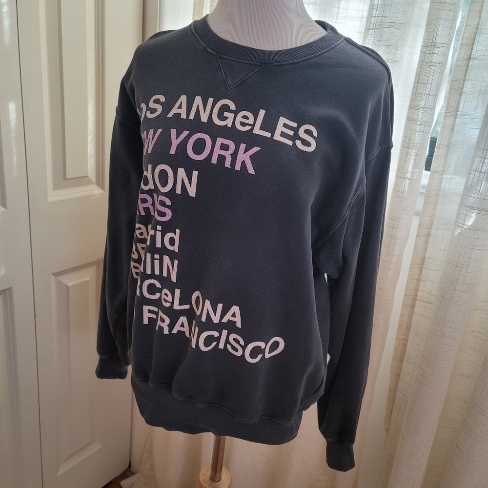 Anine Bing Cities Sweatshirt Size S Pre-owned